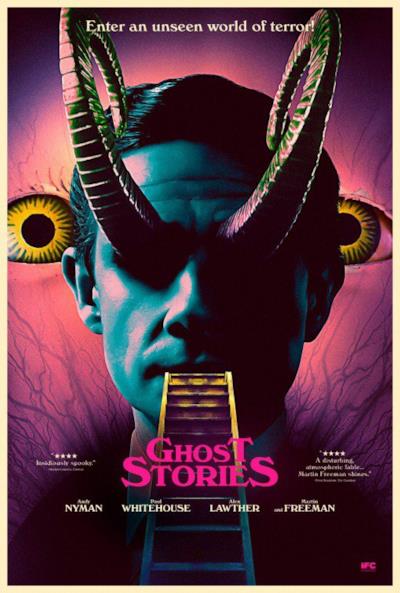 Una psichedelica locandina di Ghost Stories