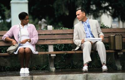 La famosa scena dei cioccolatini nel film