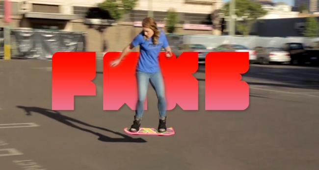 Lo skateboard volante era un falso: è ufficiale Skateboard volante HUVr Board