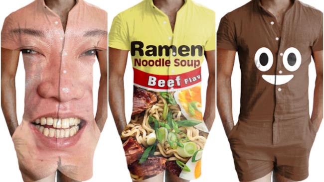 Pagliaccetti da uomo creati da RompHim Esempi di pagliaccetti da uomo RompHim