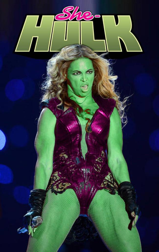 Il meme di Beyoncé She-Hulk del 2014