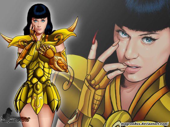 Un'art dedicata a Katy Perry basata su Saint Seiya