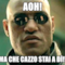 Aoh! Ma che cazzo stai a dì!!