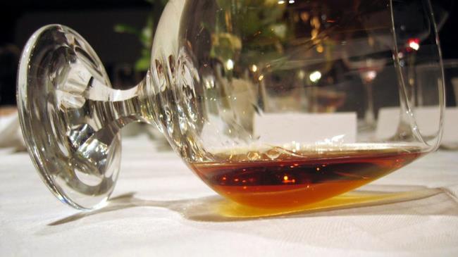 Un bicchiere di cognac Il cognac