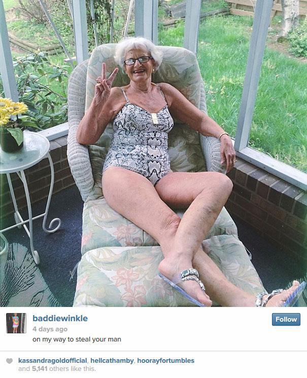 La nonna che spopola su Instagram