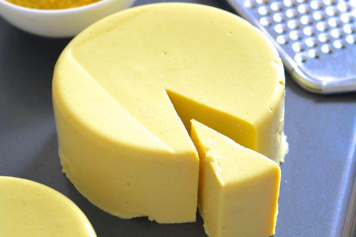 La foto di un po' di formaggio