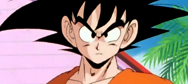 Akira Toriyama spiega perché Goku non è un eroe Son Goku in una delle prime scene di Dragon Ball Z