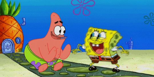 Spongebob dà il 5 - GIF di reazione ai commenti, le più divertenti da usare su Whatsapp e Facebook