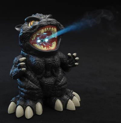L'umidificatore di Godzilla in azione
