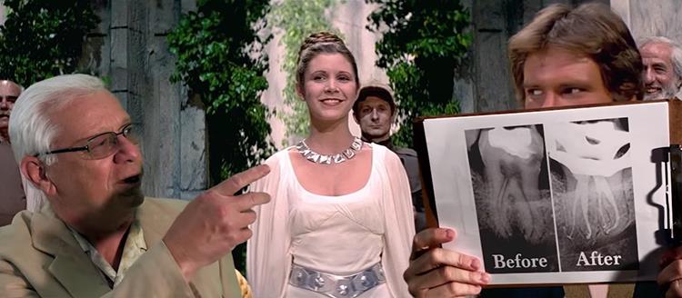 Una scena del film creato da Abernathy