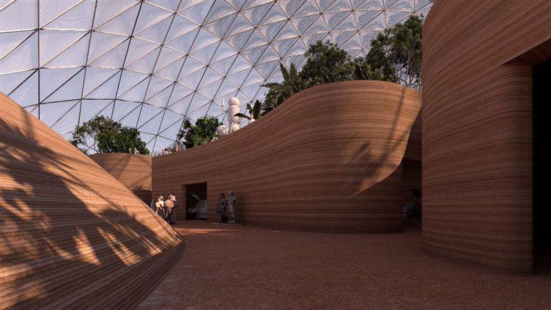 L'interno della Mars Science City