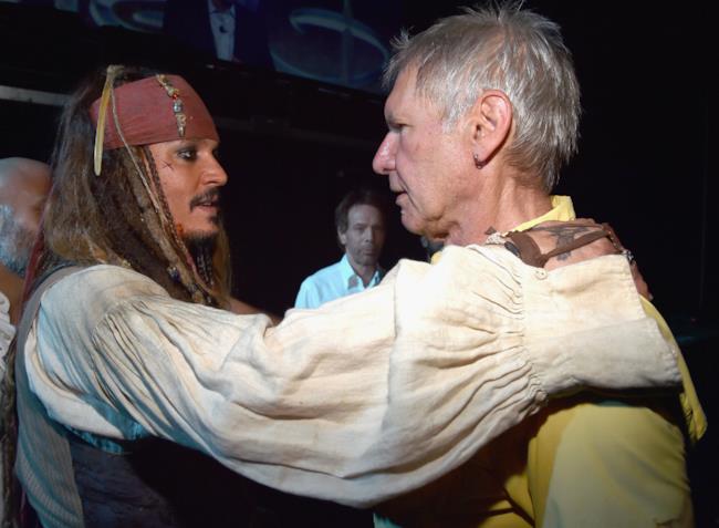 Jack Sparrow e Han Solo sul palco della D23 EXPO