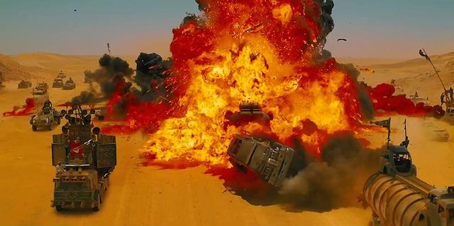 Le esplosioni sono una parte importante di Mad Max: Fury Road