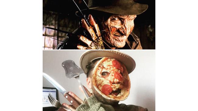 Il cosplay di Freddy Krueger