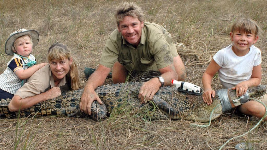 Una foto della famiglia Irwin