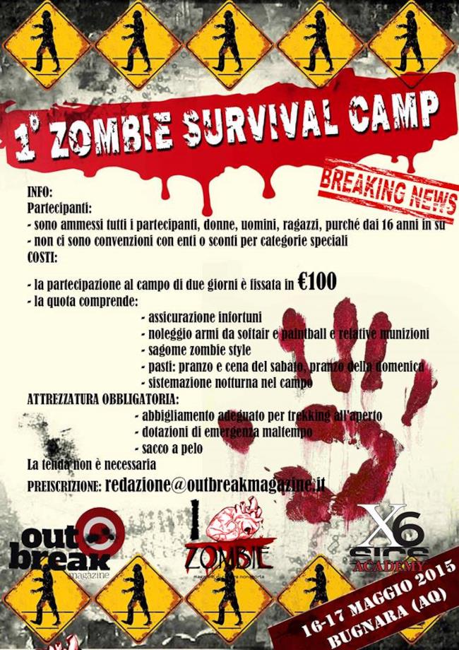 Informazioni di partecipazione allo Zombie Survival Camp