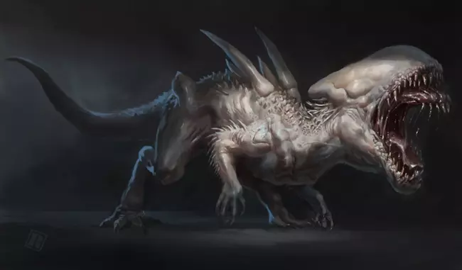 L'unione tra Venom, un Indominus Rex e uno Xenomorfo
