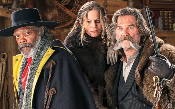 La copertina senza scritte di EW dedicata a Hateful Eight