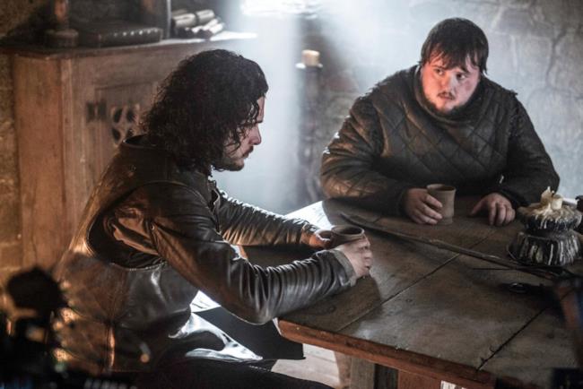 Jon Snow e Sam Tarly