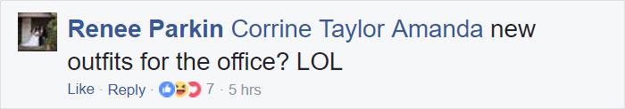 un divertente commento da facebook