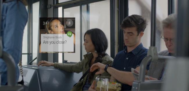 Spot per promuovere Android Wear Promozione dei nuovi oggetti Android Wear