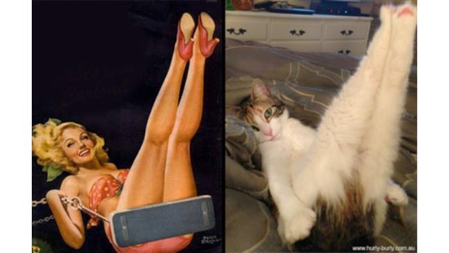 Altalena con gambe dritte