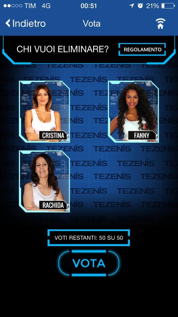 Rachida al posto di Diaco in eliminazione su Mediaset Connect
