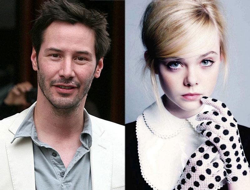 Keanu Reeves ed Elle Fanning