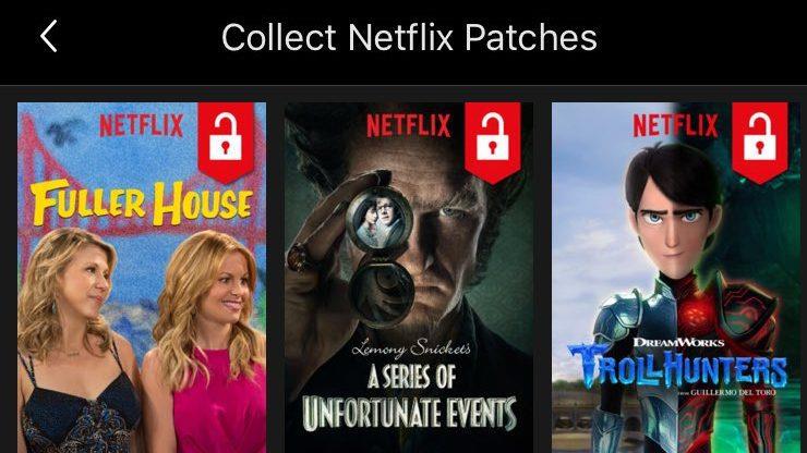 Le nuove icone a forma di lucchetto introdotte da Netflix