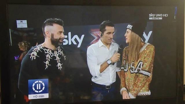 Tommassini e una fashion blogger a X Factor