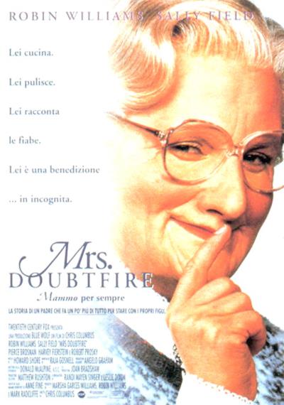 La locandina di Mrs.Doubtfire