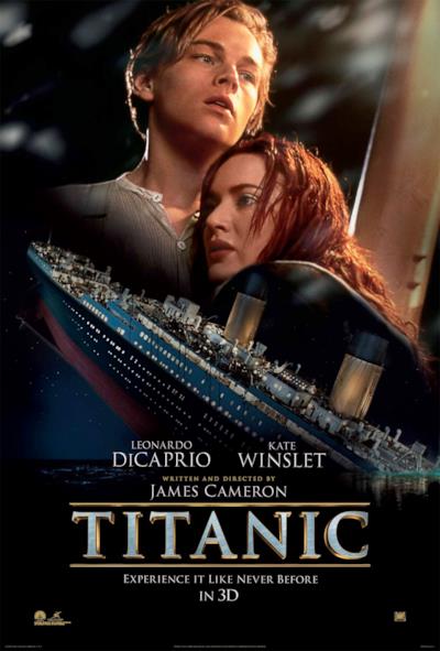 La locandina di Titanic