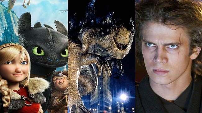 12 novembre 2015: stasera in TV Godzilla, Dragon Trainer 2 e Star Wars Episodio 3 sono in TV