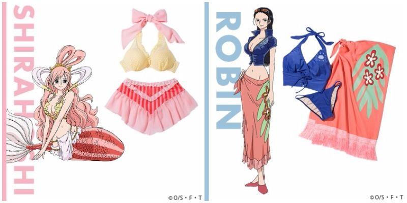 La linea di intimo ispirata al look delle ragazze di One Piece