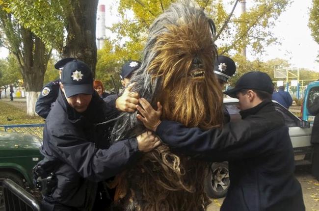Chewbacca arrestato in Ucraina