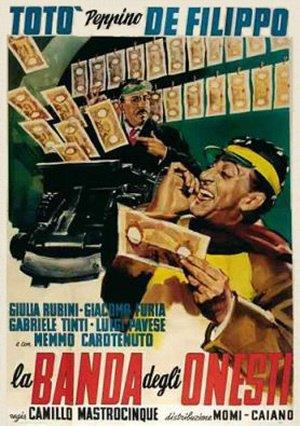 La locandina de La banda degli onesti