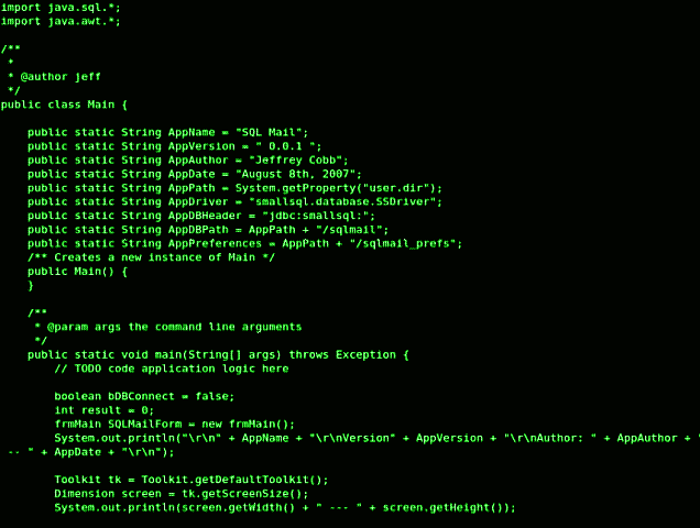 Geek Typer in azione