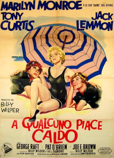 La locandina de A qualcuno piace caldo