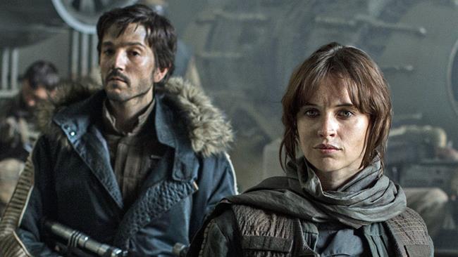 L'attrice Felicity Jones in Rogue One