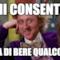 mi consenta le va di bere qualcosa?