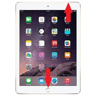 la combinazione di tasti per fare uno screenshot su iPad