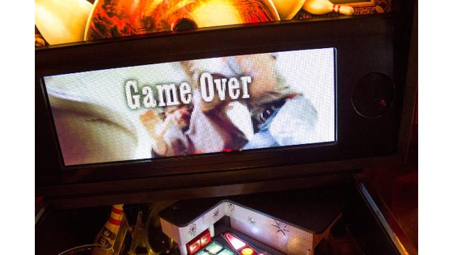 Flipper del Grande Lebowski, particolare del monitor