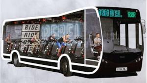 Tieniti in forma rientrando dal lavoro con l'autobus palestra