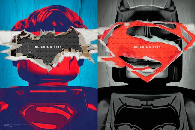 Il poster del playset LEGO di Batman v Superman