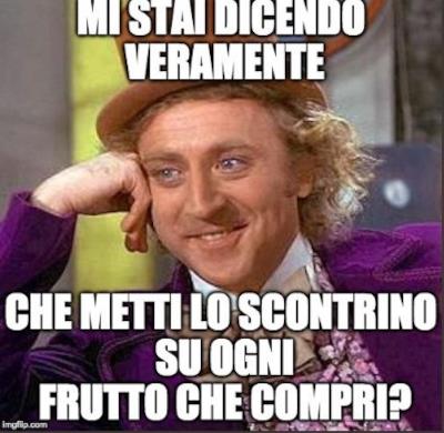 Il meme con Willy Wonka