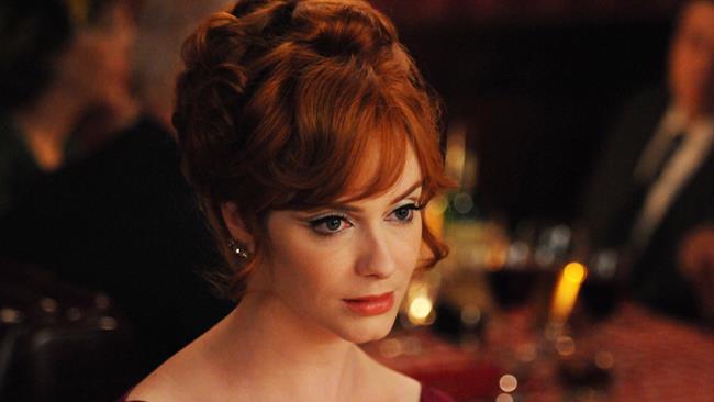 L'attrice Christina Hendricks alias Joan Holloway