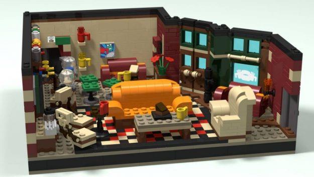 La ricostruzione del Central Perk in versione LEGo