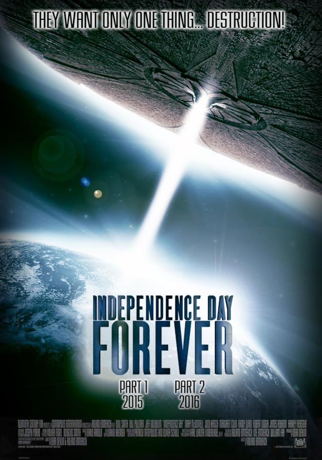 Il sequel di Independence Day sarà diviso in due parti, ID Forever Part I e Part II