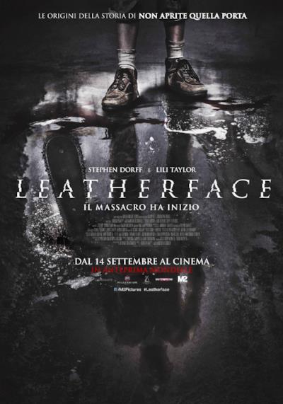 La locandina ufficiale di Leatherface