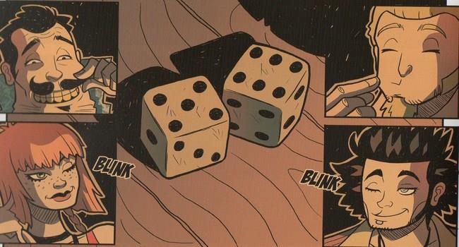 The Quest Una sequenza tratta dal fumetto The Quest.